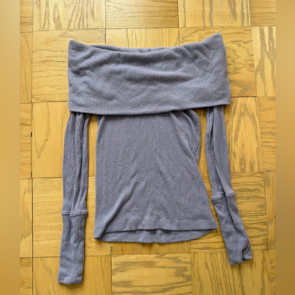 We The Free Snowbunny Sweater in Purple Smoke